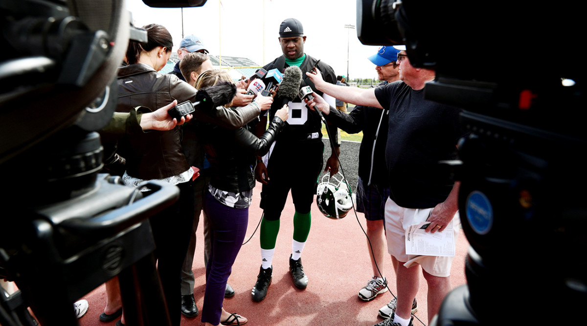 Young's short-lived run at a comeback in the CFL drew plenty of attention leading up to his injury.